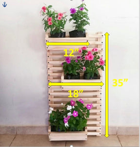 Mueble de pared para plantas